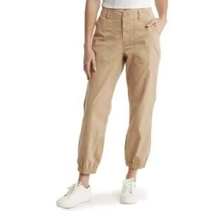 NWT Sanctuary Clothing Maya Cargo Jogger Pants Tan High Rise Womens Size 30